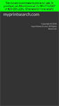 Mobile Screenshot of myprintsearch.com