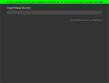 Tablet Screenshot of myprintsearch.com